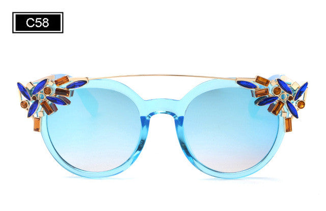 Women  High Quality Double Girder Cat Eye Sunglasses