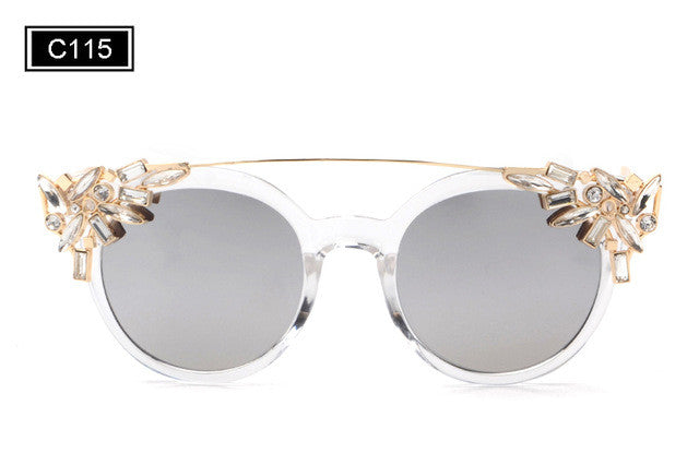 Women  High Quality Double Girder Cat Eye Sunglasses