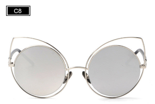 ROYAL GIRL Cat Eye Sunglasses Women Vintage Fashion