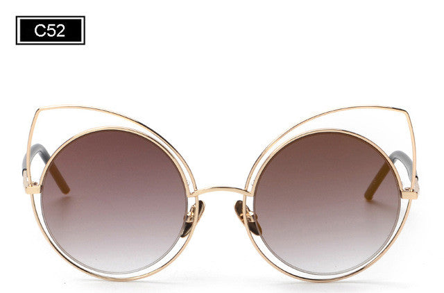 ROYAL GIRL Cat Eye Sunglasses Women Vintage Fashion