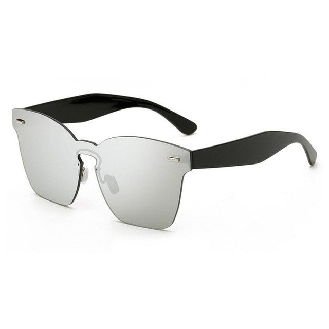 Rimless Sunglasses Women Vintage acetate frame