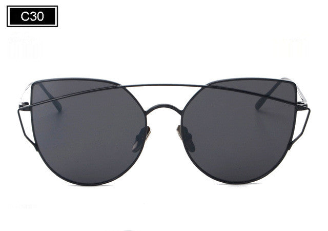 New Fashion Cat Eye Sunglasses Women Classic Brand