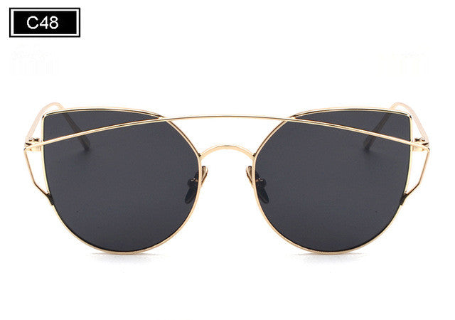 New Fashion Cat Eye Sunglasses Women Classic Brand