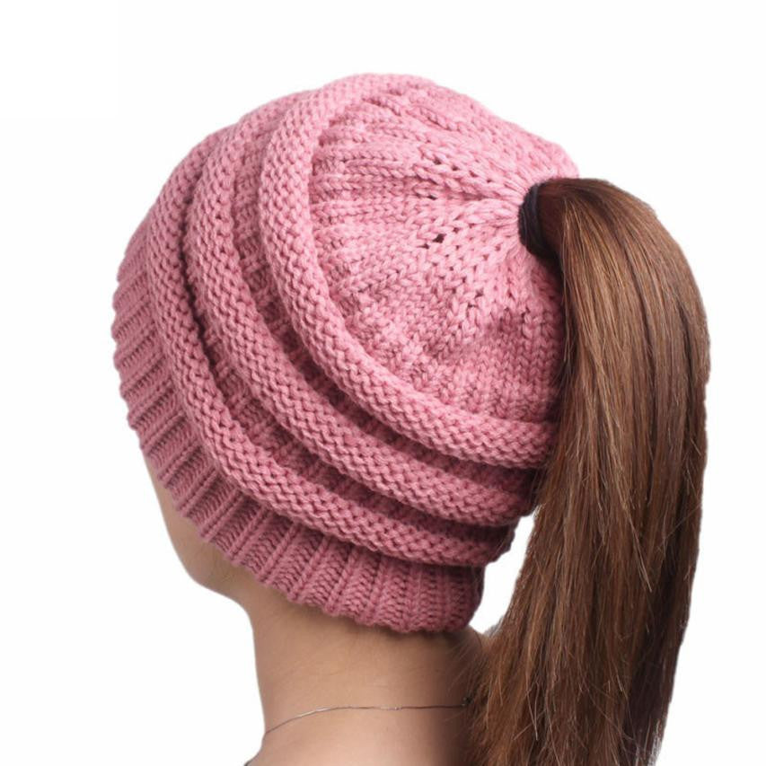Knitted Beanie - Wrap Cap
