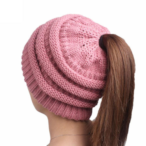 Knitted Beanie - Wrap Cap