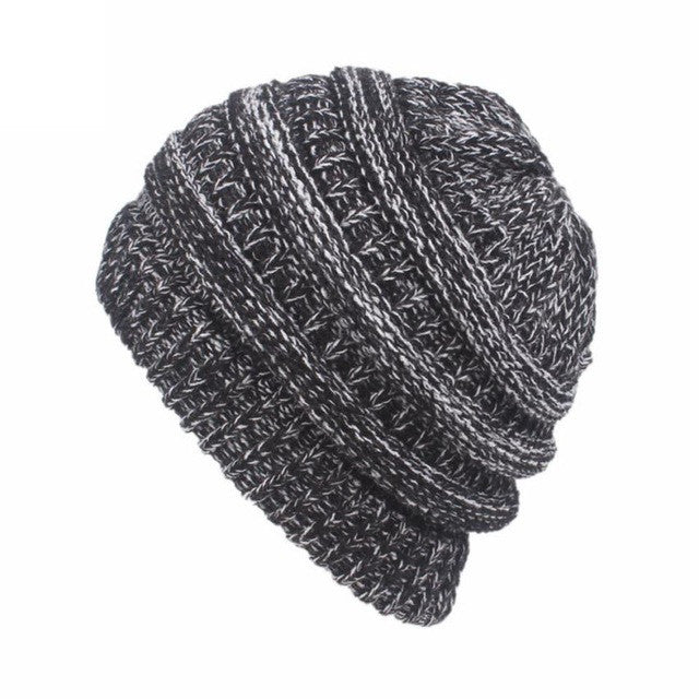 Knitted Beanie - Wrap Cap
