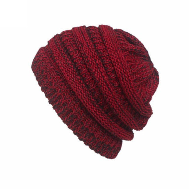 Knitted Beanie - Wrap Cap