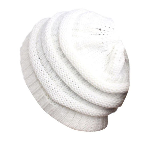 Knitted Beanie - Wrap Cap