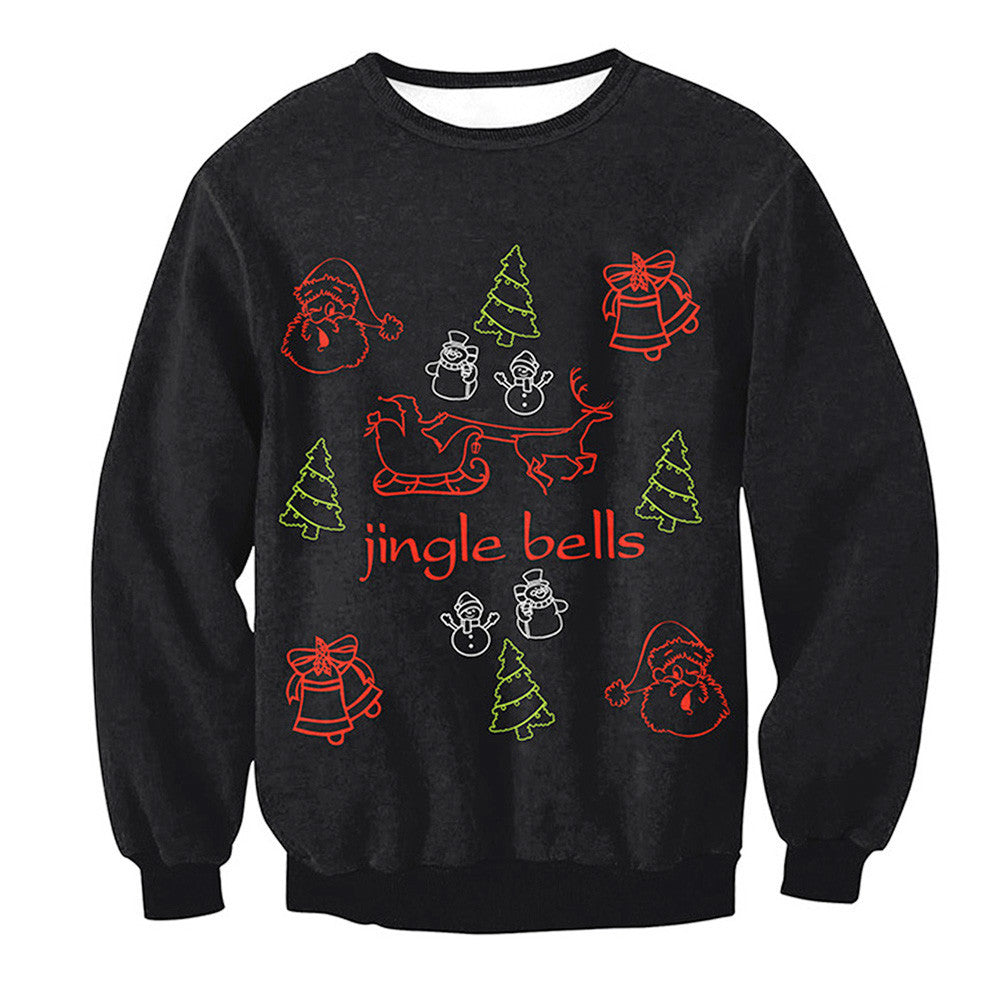 Long Sleeve Pullover Sweatshirt Christmas