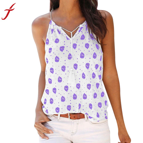 2015 Free shiping Women's Vest Butterfly Print Plus Size S~XXL Sleeveless Chiffon Tank Top Shirts Crew Vest 5size #XL40