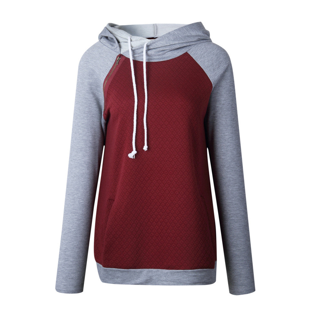 Funnel Neck Collar Oblique