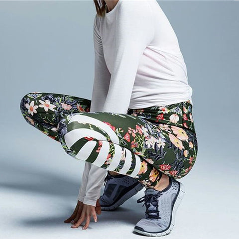 Women Yoga Net Yarn Leggings Running Joggings Trousers Quick-dry Pants
