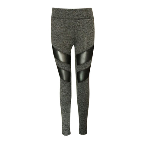 Women Yoga Net Yarn Leggings Running Joggings Trousers Quick-dry Pants