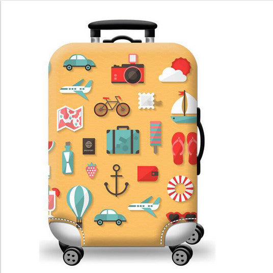 Luggage Cover Suitcase Protector Colorful Washable Travel Luggage Suitcase Cover