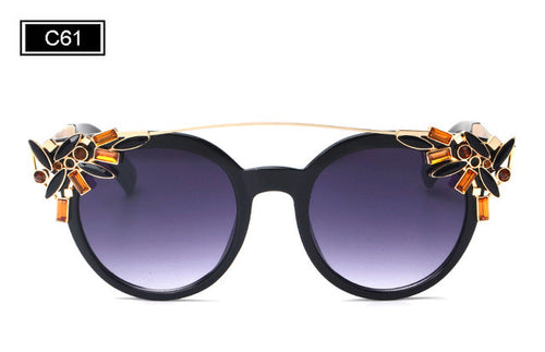 Women  High Quality Double Girder Cat Eye Sunglasses