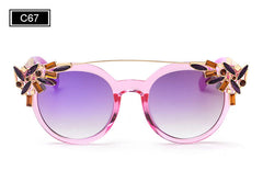 Women  High Quality Double Girder Cat Eye Sunglasses