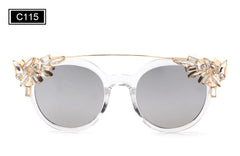 Women  High Quality Double Girder Cat Eye Sunglasses