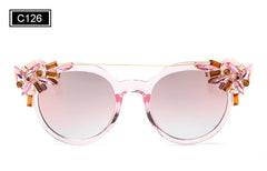 Women  High Quality Double Girder Cat Eye Sunglasses