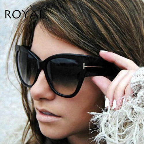 rWomen Sunglasses Oversize Acetate Cat Eye