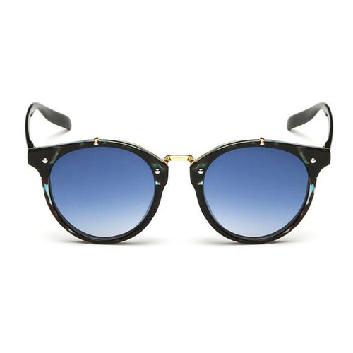 Top Quality Women Vintage Sunglasses Rounded UV400