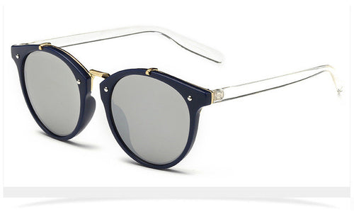 Top Quality Women Vintage Sunglasses Rounded UV400