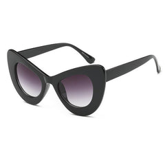 ROYAL GIRL 2017 New Sexy Chunky Cat eye Sunglasses Oval Acetate Sun Shades Chic Lady ss204