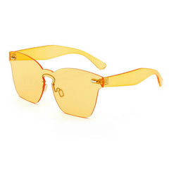 Rimless Sunglasses Women Vintage acetate frame