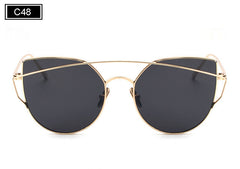 New Fashion Cat Eye Sunglasses Women Classic Brand