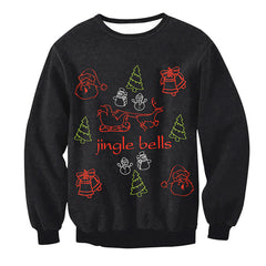 Long Sleeve Pullover Sweatshirt Christmas