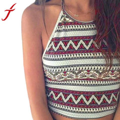 Sexy Women Crop Tops Summer Beachwear Bikini Bra Strap Tank Vest Tops High-Neck Halter Camis Camisole #YYE