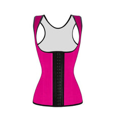 Women's Vest Style Latex Underbust Corset Waist