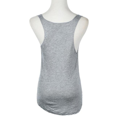 Woman Lady Sleeveless V-Neck