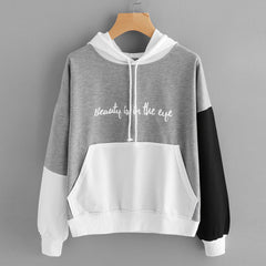 Letters Long Sleeve Hoodie