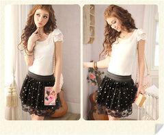Fashion Summer Women Chiffon Lace