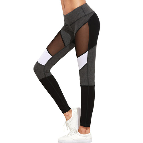 YOGA Running Sport Pants High Waist Workout Leggings Fitness Trousers