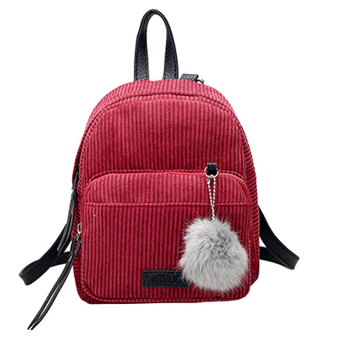 Women Leather Backpacks Schoolbags Travel Shoulder Bag