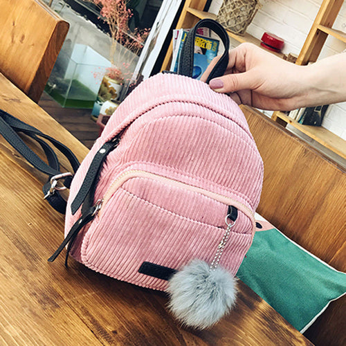 Women Leather Backpacks Schoolbags Travel Shoulder Bag