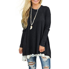 Women Plus Size Long Sleeve Tops