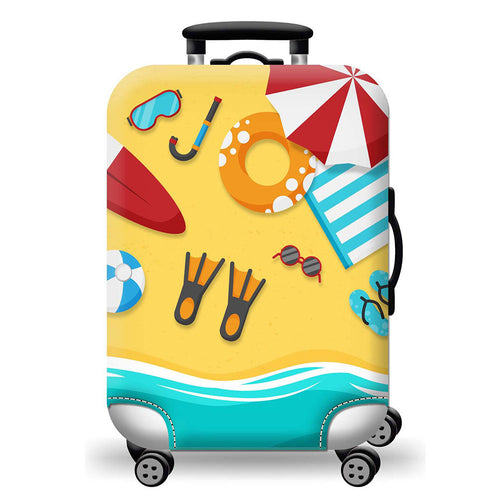 Luggage Cover Suitcase Protector Colorful Washable Travel Luggage Suitcase Cover