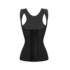Women's Vest Style Latex Underbust Corset Waist